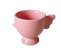 2pc Heightened Base Solid Color Non-Slip Handle Good Grip Makeup Sponge Holder Dining Room(Pink)