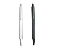 2pc- Hexagonal Metal Pen Ball Creative Two-Color Metal Pen-Black
