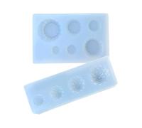 2PC Ice Cream Mold Set for Epoxy Non-Stick Silicone Baking & Art Tools Ice Cream Jewelry Making Tool