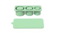 2PC Ice Cube Tray For 20-30oz Stanley Cup Silicone Ice Mold With Lid(Green 2PC)