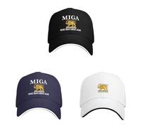 2PC Iran Flag Caps for Men Women, Make Iran Great Again Hat, Lion and Sun Flag, Qajar Dynasty Miga Trucker Cap, Old-Fashioned Iranian Persian Sun Reza-Pahlavi Hats for Friends, Adults, Outdoor Commute