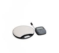 2pc Kitchen Set with Digital 5kg Round Dry & Liquid Platform Weighing Scales and 24hr Kitchen Timer Masterclass Silver One Size