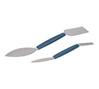 2pc Leaf and Square Small Tool Set Plastic Handles Plaster Filling Work BL017