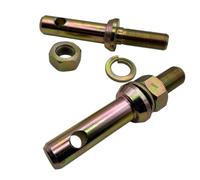2pc Lower Link Implement Pin CAT 1 22mm - 3/4 UNF Thread Hitch Mounting Tractors