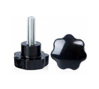 2Pc M8*10-100mm Star Clamping Knobs, 31/38/50mm Head Diameter | Star Handle Knob, Grip Thumb Screw, Galvanized Carbon Steel Screw(M8*20-head diameter 50mm)