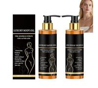 2PC Magic Body Firming Oil, Lifting Body Oil, Magic Body Oil Moisturising and Nutritious Care for Dry, Lines, Hanging Skin Cream Improves Elasticity for All Skin Types