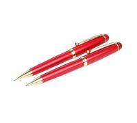 2pc- Magnetic Spell Wooden Box Pen Set Personalized Office Pen-Mahogany