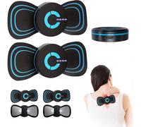 2pc Mini Massager, Cervical Massager, 6 Methods Cordless Election Massager Device, Muscle Pain Relief for Leg Knee Back Neck Neck