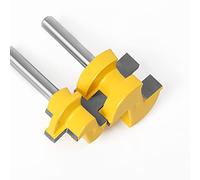 2pc Mini Tongue & Groove Router Bit Set - 1/4" 6mm 8mm Shank Line Knife Woodworking Cutter Cutter for Woodworking Tools(8mm Shank)