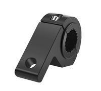 2pc Motorbike Light Bar Clamps Brackets Tube Clamp Mount Kit for Motorcycle Fog Light Accessories Black Fog Light Bracket(1 Pieces)