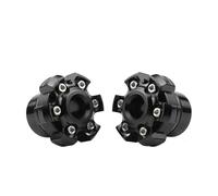 2Pc Motorcycle Front Rear Fork Wheel Crash Protector Universal Accessorie Personality Shock Absorbe Anti-fall Block Anti-fall Balls