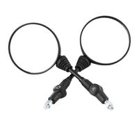 2Pc Motorcycle Modified Folding Rearview Mirror Round Side Mirrors For Kawasaki For KLX250 For KL250 Motorcycle Mirror Rear Side Mirror
