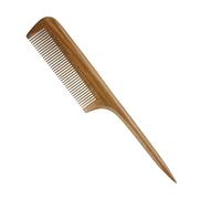 2pc Natural Green Sandalwood Hair Comb 21cm Fine Tooth Thickened Sharp Tail Hairdressing For Styling And Grooming For Hair Care