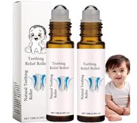 2pc Natural Teething Gel & Oil Roller for Babies,Velaria Teething Roller,The Calm Roller Teething,Teething Relief Roller,Soothing Pain Relief Roller to Reduce Teething Discomfort,Effective and Gentle