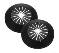 2pc Pipe Cover Decoration 15mm-45mm PP Plastic Escutcheon Collar Black,Tidy Up Your Room, For Hiding The Gap Between The Wall And Any Standard Size Pip