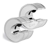 2pc Pipe Cutter Set for 15mm & 22mm Copper Tubing - Automatic Locking Tube Cutter with Replaceable Cutting Wheels