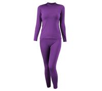 2PC Pjs for Women Sets UK Plus Size Top & Bottom Set Winter Warm Plus Velvet Thickened AB Surface Wool Self Heating Thermal Underwear Thin Cotton Long Sleeve Seamless Base Set Daily Essentials Sales