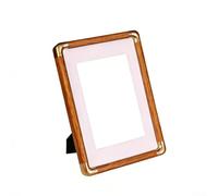 2PC Plastic Photo Frame Collection with Soft Rounded Corners Compatible with 6 7 8 10 Inch and For A4 Photos for Living Space and Workspace Use (A Pomelo)
