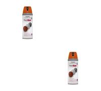 2pc PlastiKote Twist & Spray Primer Red Oxide 400ml - Pack of 2 - 025002