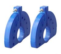 2PC Portable Drill Bit Sharpener Set Compatible with Angle Grinders, Multi Size Design for Efficient Grinding of Various Drill Bit Types and Sizes (blue)