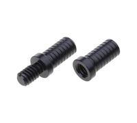 2Pc Professional Tripods 1/4 Screw Adapters Handheld Stabilizers Connectors Monopods Mount Extension Rod Conversion Head Aluminum Conversion Screw