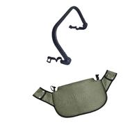 2pc Pushchair Footrest Prolongation Set Reinforced Fastening Structure Global Agreement Soft University Cloth Global Pushchair Footrest For Travel