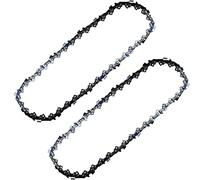 2PC Replacement 199075-5 10" Saw Chain replacement 10" saw chain for Makita XCU06T XCU06Z XCU06SM1 EY402MP Brushless Cordless chainsaw 3/8", .043"