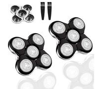 2PC Replacement Blades Compatible with Remington RX5,XR7000,XR1500,XR1501,5D Floating Shavers for Bald Men's Electric Shavers,Rotary Beard Cutter Accessories for Head and Face