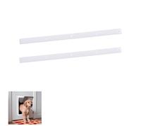 2pc Replacement Bracket for PetSafe Dog Door Replacement Flaps,Easy Installation with Screws,White