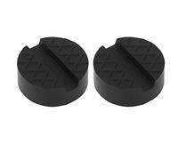 2PC Rubber Jack Pad Adapter Universal 65x35mm Lift Puck for Vehicle Maintenance, Sturdy Black Support Pads
