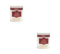 2pc Rustins Chalky Finish Paint 500ml Kenwood Cream - Pack of 2 - Does Not Apply
