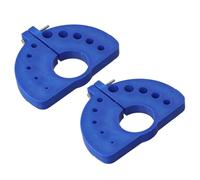 2PC SDrill Bit Sharpener Multi-Specification Drill Bit Plastic 2Pc Sdrill Suitable for Home requiring no Special Skills Catering to Diverse Needs (Blue)