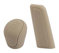 2Pc/Set Car Auto Manual Silicone Shift Gear Head Knob Cover Handbrake Hand Brake Covers Sleeve Case Skin Protector Styling Accessories Gear Shift Knob(1)