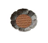 2pc/set Creative Alloy Rattan Coasters for Coffee Cups Anti-scald Placemats White Tea Mat Tea Services Accessories Collection