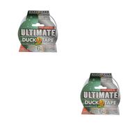 2pc Shurtape Duck Tape Ultimate 50mm x 20m Silver - Pack of 2 - 232153