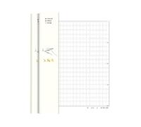 2PC- Single-line, Double-line Square Tian Zi Rice Paper -16K Square Manuscript Paper
