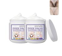 2PC Skin Whitening Cream, Underarm Whitening Products, Skin Lightening Cream, Korean Skin Care for Armpits, Knees, Inner Thighs, Bikini, Intimate Areas, Quickly Absorb & Reduce Odor, Smoothing