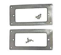 2pc. Stainless Steel Mini Humbucker Pickup Cover Rings