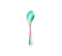2PC- stainless steel seasoning spoon mini trumpet salt spoon-color