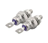 2Pc Stud Mounted Rectifier Diode Assortment 25A 40A 50A 70A 85A 1200V Options Positive Cathode or Negative Anode High Surge Handling Robust Metal Body Simple(25HFR120)