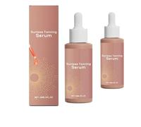 2PC Sunless Tanning Enhancer Essence,Self-Tanning,Natural Complexion Intensifier for Body and Face,Long-Lasting Fast for Even Tanning Results,Deepening Continuously Skin Colour