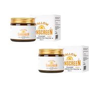 2PC Tallow Sunscreen SPF 50 | Non-Toxic Natural Mineral Sunscree