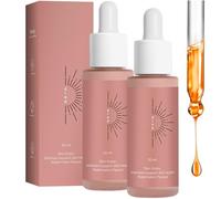 2PC Tanning Drops | Sunless Tanning Drops To Drink | Drinkable Tanning Drop | Bronzing Drop for Face and Body | Moisturizing Tanner | Enhancing Natural Skin Tone for All Skin Types Vegan