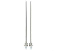 2pc Thermowell G 12 Thread with Stainless Steel Material for Temperature Sensors, Featuring For Immersion Sleeve Pocket for Sensor Protection and Accurate Reading (8x300mm)