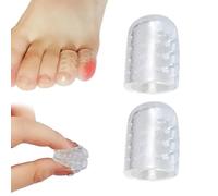 2PC Toe Protectors, Breathable Silicone Toe Caps for Women Men, Reduce Friction, Anti-Friction Toe Sleeves Separators for Shoes Blister, Callus, Corn, Sore
