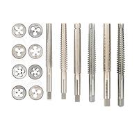 2pc TR Tap Die Set TR8-TR16 Left Hand Thread Screw Tap And Die HSS Machine Tap Machine Tapping Threading Tools,TR8x1.5