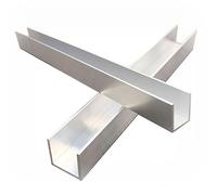 2Pc U Shape Aluminum,Length 0.5M,outside Width 14Mm,Height 9-11Mm,Thick .9-1.5Mm,for Posters Signs Frame Display Stands(14 * 9 * 0.9mm)