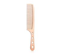 2PC Ultra Thin Space Aluminum Hair Comb Pro Hairdressing Combs Cutting Styling Brush Barber Tools Salon For Hair Care(602 Rose Gold)