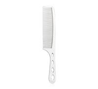 2PC Ultra Thin Space Aluminum Hair Comb Pro Hairdressing Combs Cutting Styling Brush Barber Tools Salon For Hair Care(602 Silver)