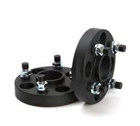 2Pc Universal Car Customization Wheel Spacers Conversion Adapter 20 25 30 35 40mm PCD 4x100 To 4x108 4x110 4x114.3 4x120 Rims Spacers(2PCS 20mm Black)